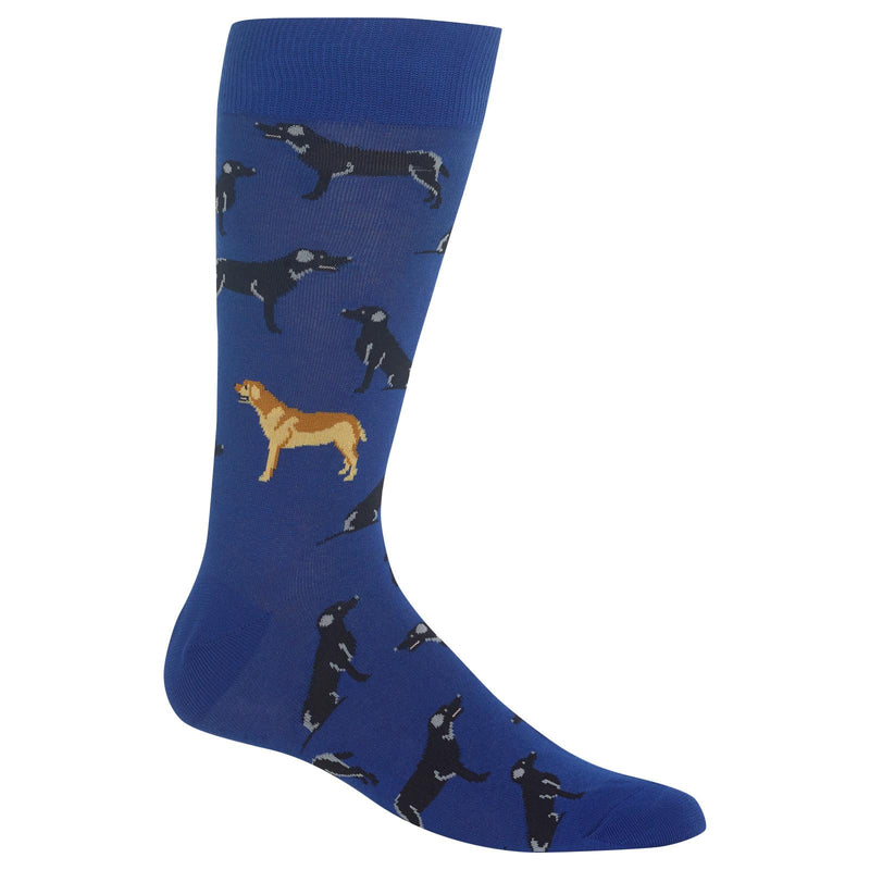 Hot Sox Mens Labrador Crew Socks