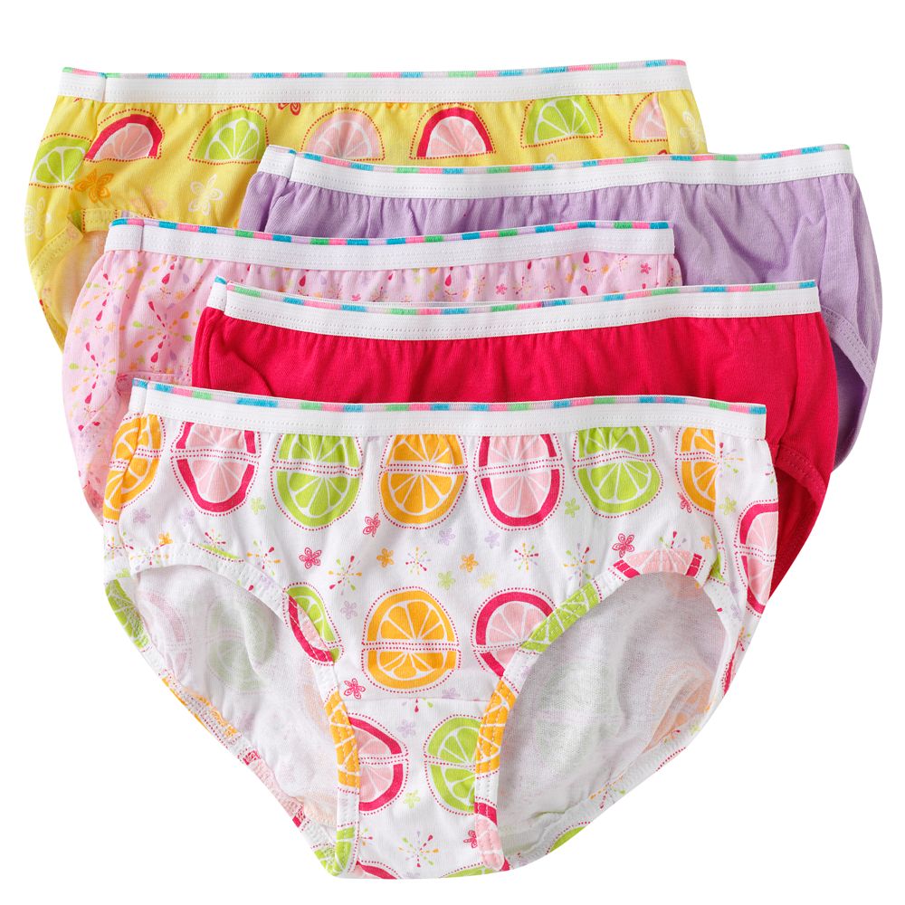 GNHPAS - Hanes Classics Girls Hipster, 5 Pack