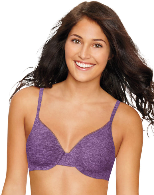 Hanes Women's Ultimate T-Shirt Soft Foam Underwire, Venetian Purple  Heather, 34C at  Women's Clothing store